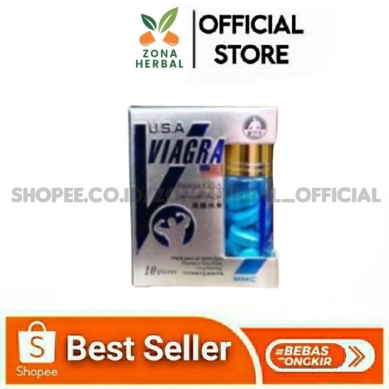 HERBAL SEHAT VIAGRA MMC Original 10 Pils Penambah Stamina Pria Herbal Mmc Terlaris