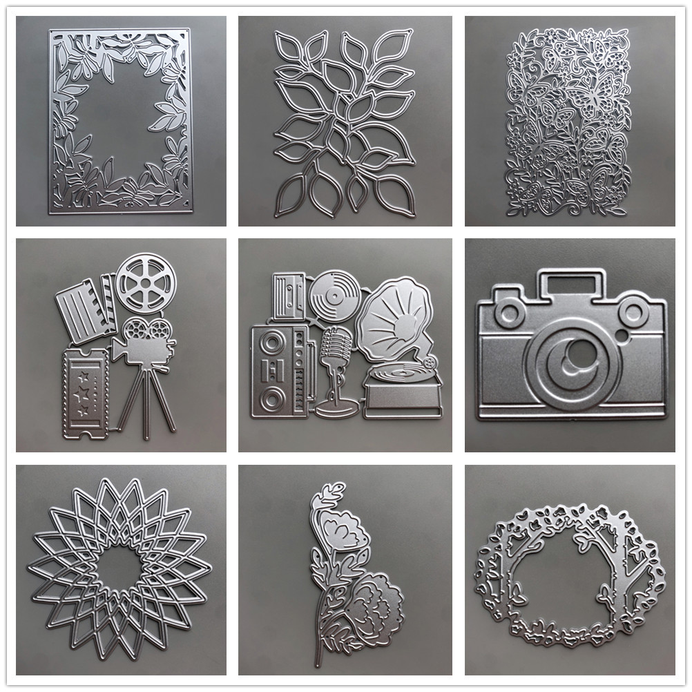 

(25 Styles) NEW Flowers Metal Cutting Dies DIY Scrapbooking Embossing Paper Photo Album Crafts Templates Mould Stencils