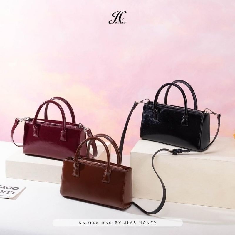 JIMS HONEY NADIEN SLING BAG TAS SELEMPANG BAHU JINJING WANITA KECIL MINIBAG KULIT CEWEK