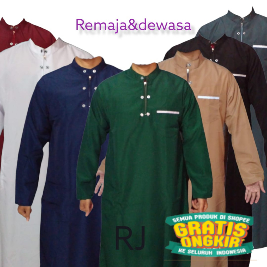 KONVEKSI GAMIS AL HARBY JUBAH  PRIA DEWASA TRENDY GROSIR Gamis Jubah Pria Dewasa GAMIS COWOK  GAMIS 