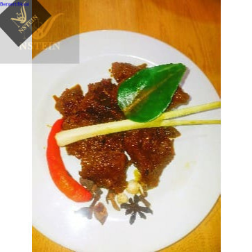 

Daging Rendang Premium 1 kg siap saji, kemasan vakum.