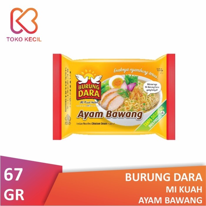 

Burung Dara Mi Kuah Ayam Bawang 67gr