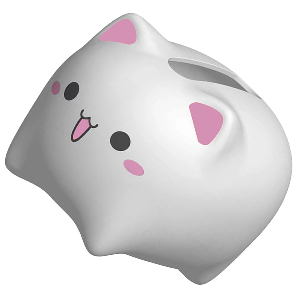 

Cat Shape Tissue Holder Organizer Creative Box Napkin Vintage Decor Storage Case Container Bathroom White Abs