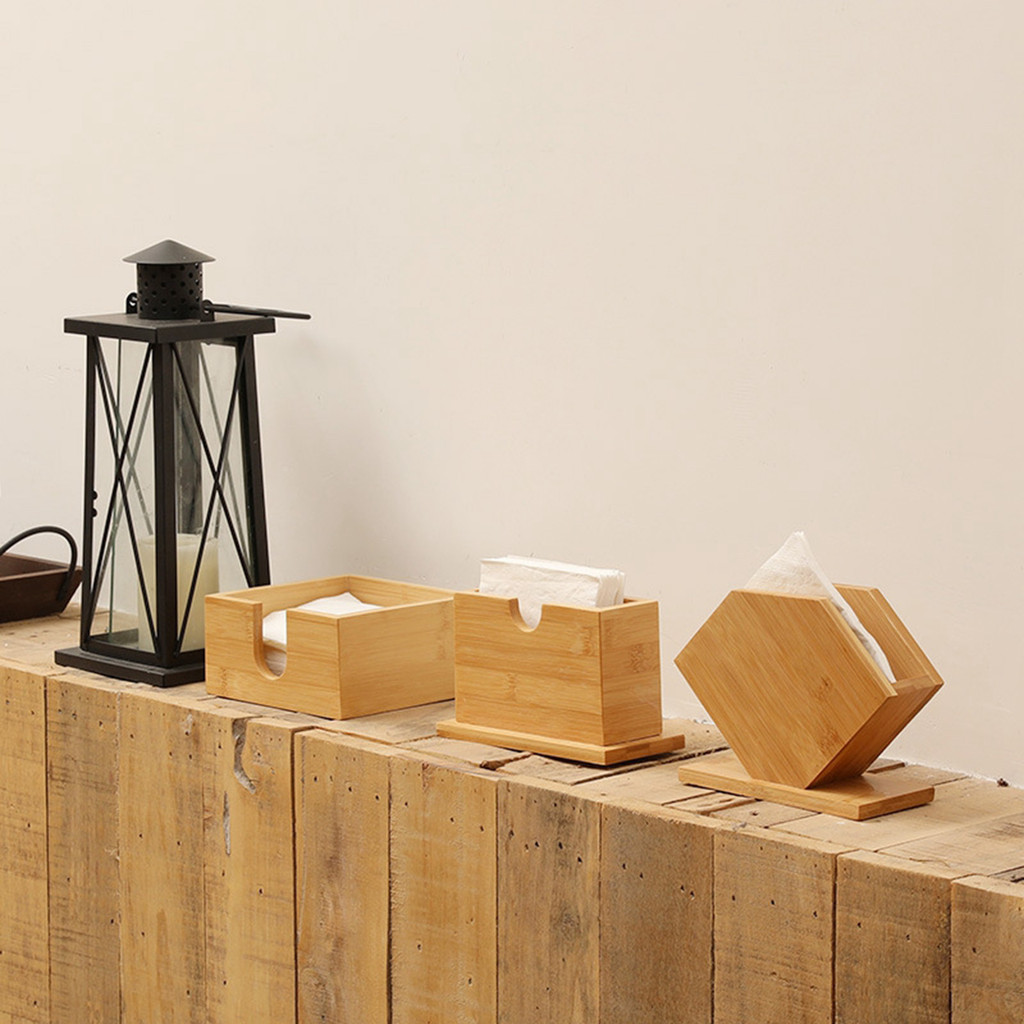 

Tissue Box Paper Storage Holder Facial Tissue Holder Case Napkin Tray for Restaurant Bedroom Kitchen