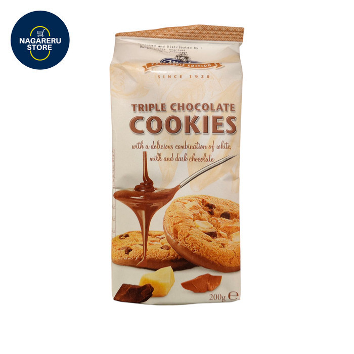 

Merba patisserie edition triple chocolate cookies 200gr