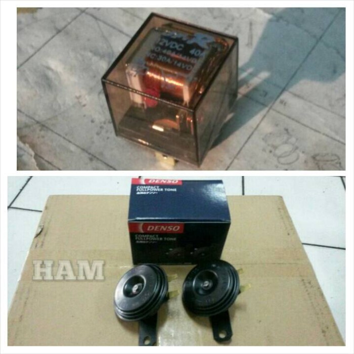klakson + relay klakson denso