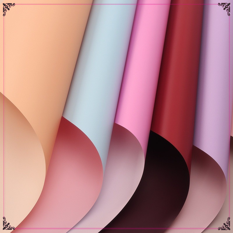 

(5 lembar) cellophane dua warna kertas buket