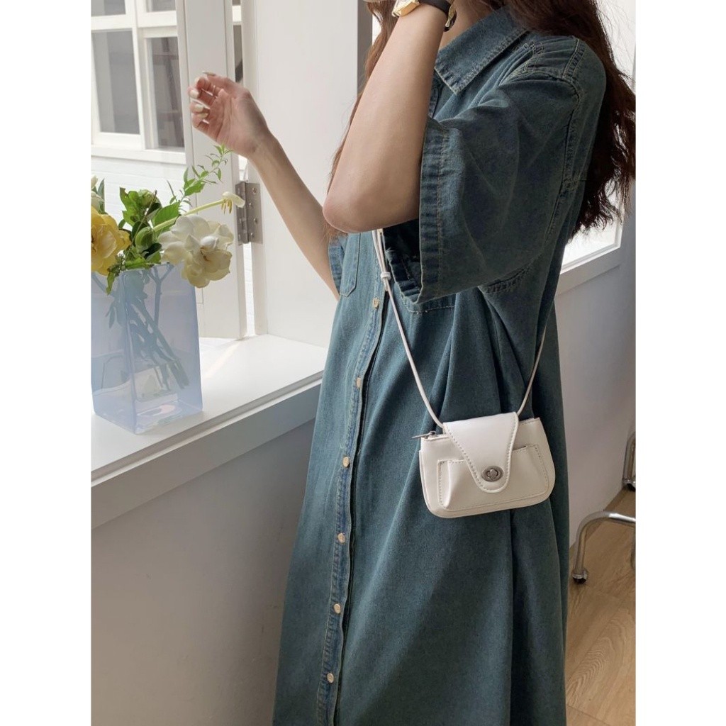 Hitam Tas Selempang Wanita Mini BIYANI - TPS