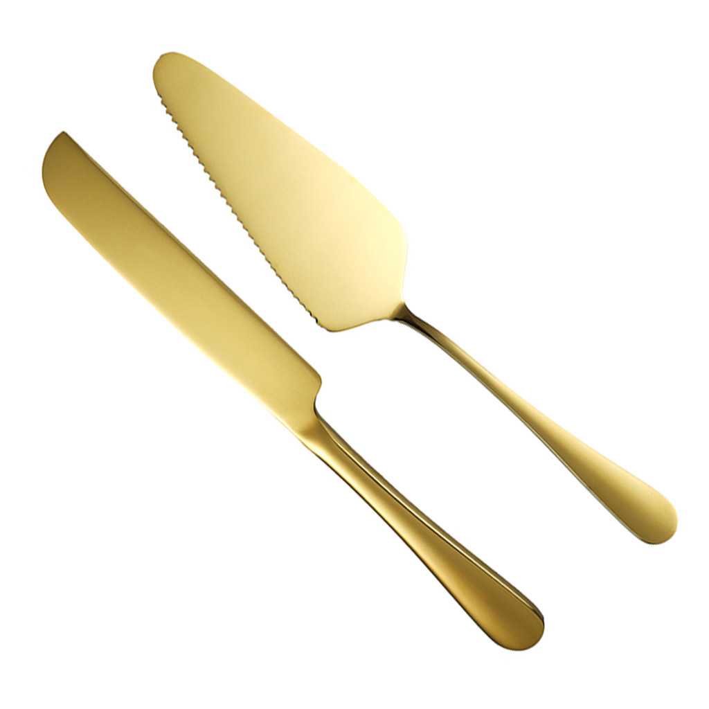 Cake Cutting Set Stainless Steel Cake Knife Pizza Spatula Set Creative Fruit Dessert Spatula Cake Kn