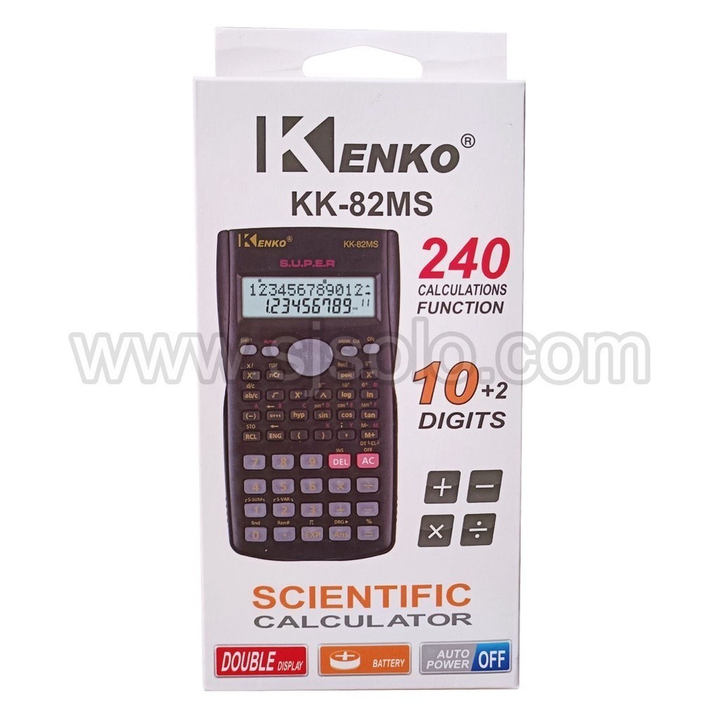 

Calculator Scientific Kalkulator Kenko / Dexin KK-82MS KK-82MS-D Warna