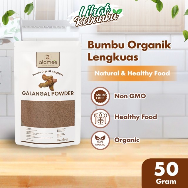 

ALAMEE Lengkuas Bubuk Asli Galangal Seasoning Powder Murni Tanpa Campuran Bumbu Masak Dapur 50 Gram LIHAT KEBUNKU