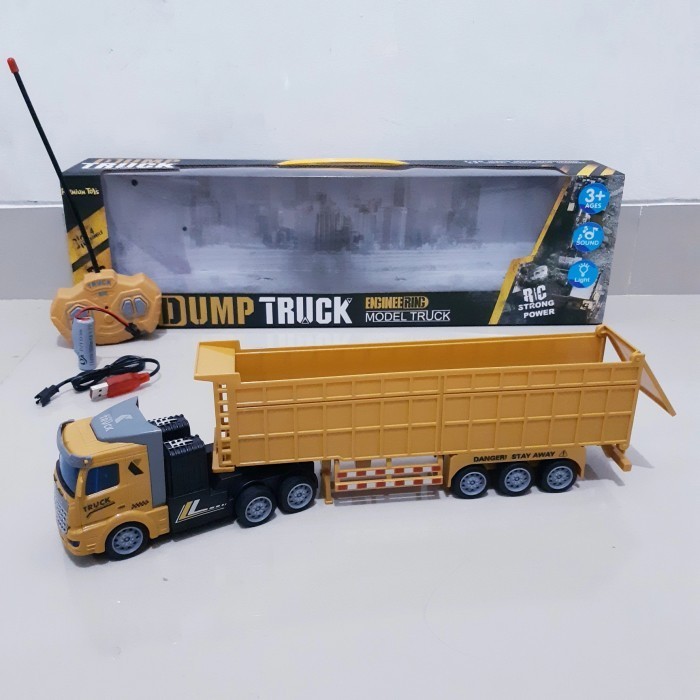 Promo RC Dump Truck Besar Remote Control - Mobil Remot Truk Pasir Kontruksi Murah Meriah
