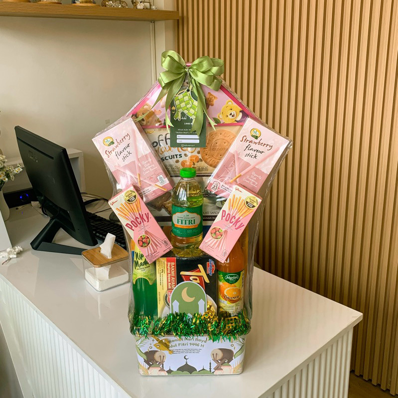 

FLO - Parcel lebaran hampers murah isi 12 macam tinggi 65cm / parcel idul fitri
