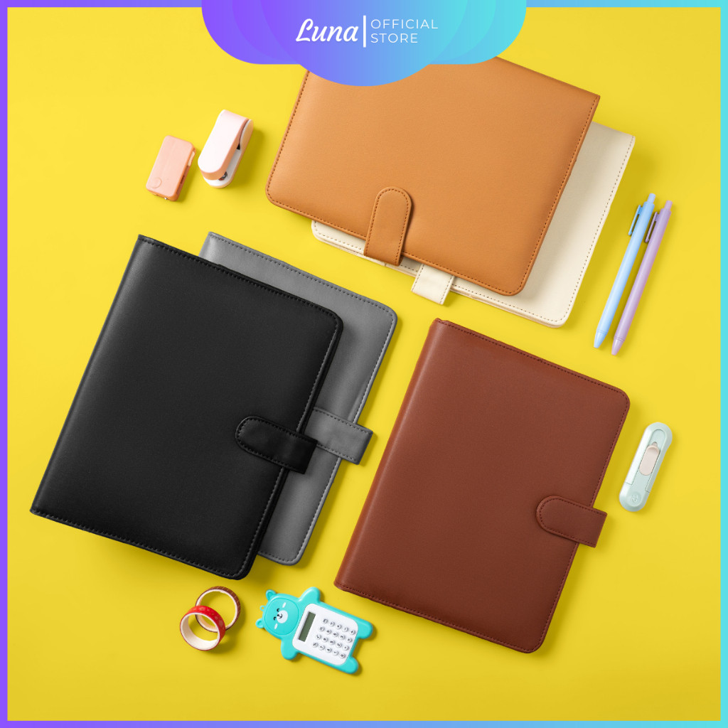 

Binder Polos Premium B5 26 Ring Agenda Kulit Sintetis Premium Berkualitas