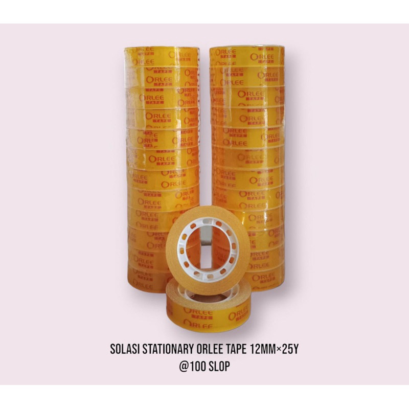 

(1slop - 12 Biji) Stationery Tape Nachi 12 mm Yellow / Isolasi Kecil Nachi Yellow (12 biji) isolasi berry 12mmx9 transparan