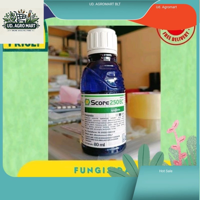 Fungisida Score 250 EC Syngenta - Fungisida Ampuh untuk Padi, Cabe, Sayur & Buah  Original & Terperc