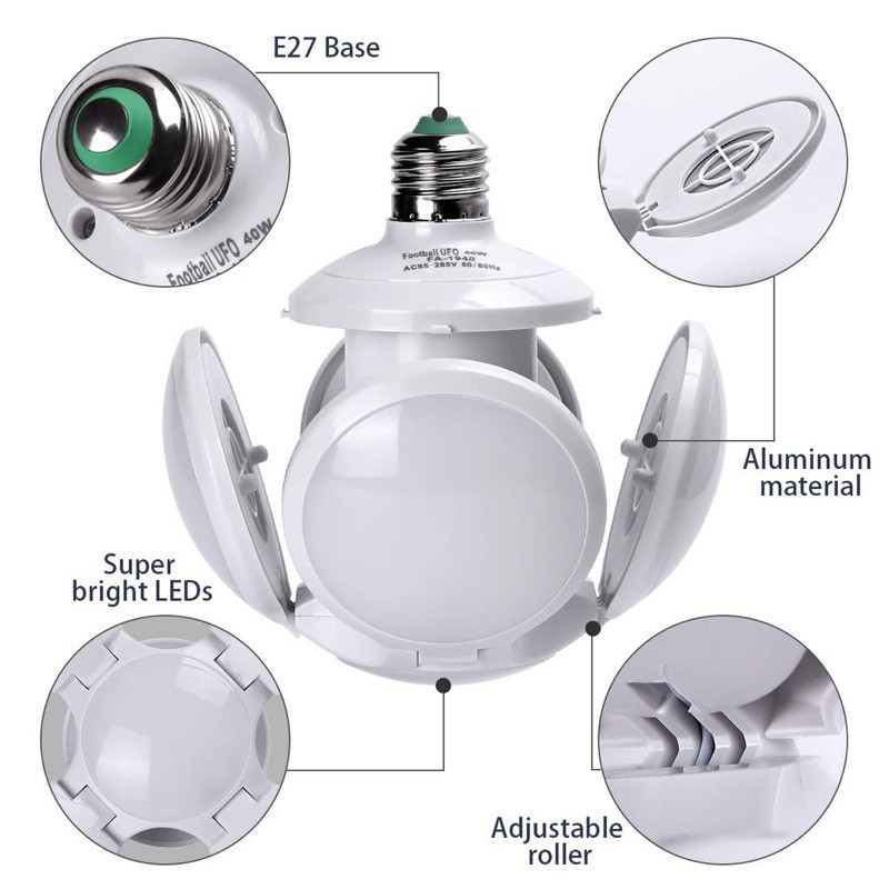 (CCK STORE) Lampu Dragon Ball Football Ufo / Bohlam LED Hias UFO Lamp