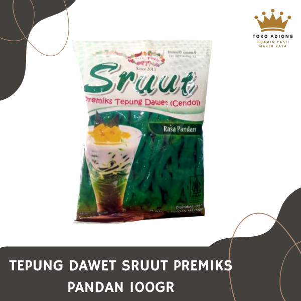 

TEPUNG DAWET SRUUT PREMIKS PANDAN 100GR