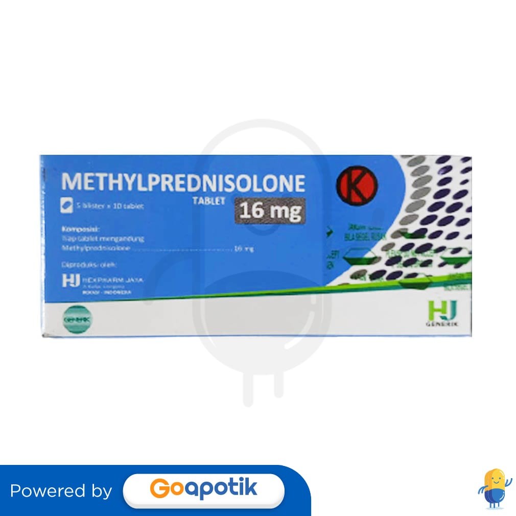 Methylprednisolone Hexpharm 16 Mg Box 50 Tablet