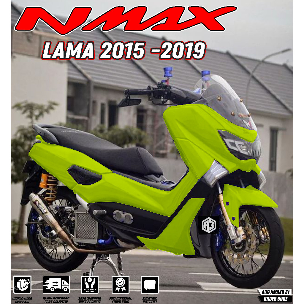 Decal Sticker Nmax Lama 2015-2019 Fullbody Decal Sticker Yamaha Nmax 2015-2019 old Fullbody