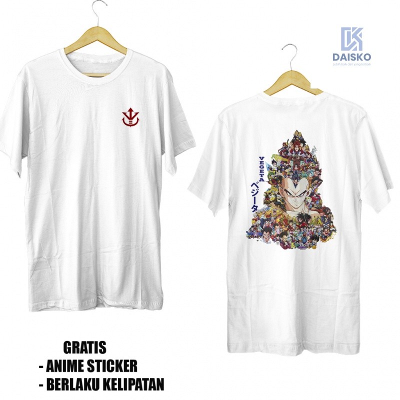 Kaos Anime VEGETA SSJ 4 Dragon Ball Story- DAISKO