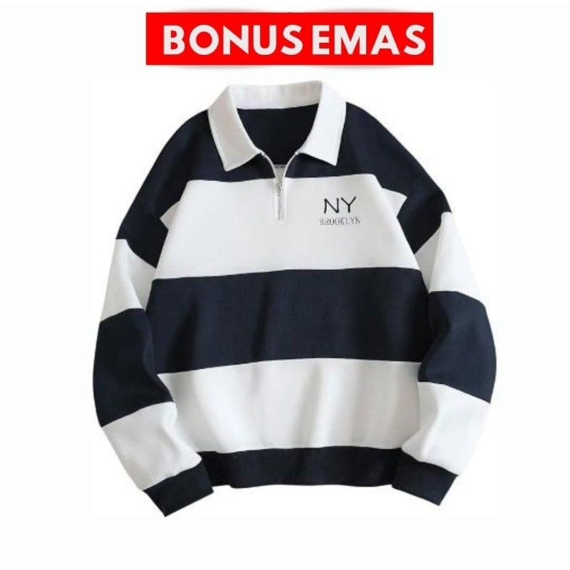 PROMO BANYAK BONUS. SWEATER RUGBY WANITA SWEATER RUGBY PRIA SWEATER RUGBY SSALUR JAKET PRIA SHERPA H