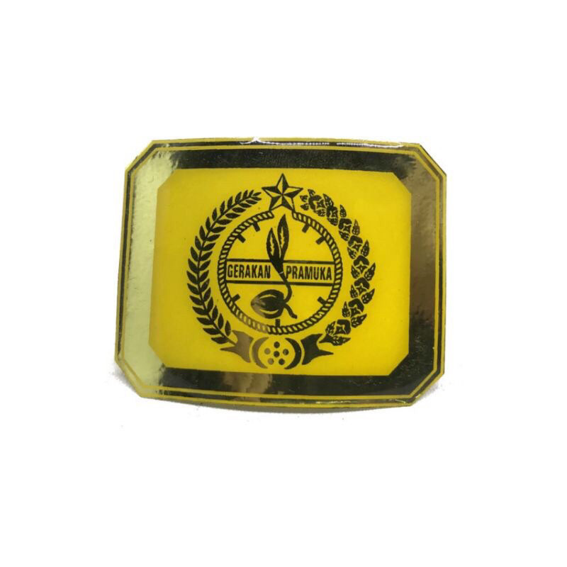 Pin Baret Pramuka Cekung Penegak, Kuning