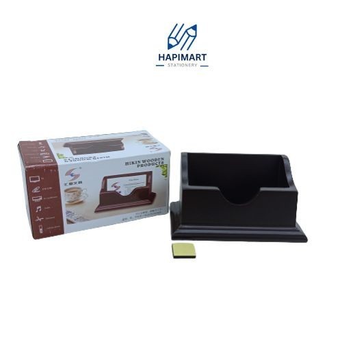 

Pen Stand Stationery Holder Kotak Tempat Kartu Nama Kayu