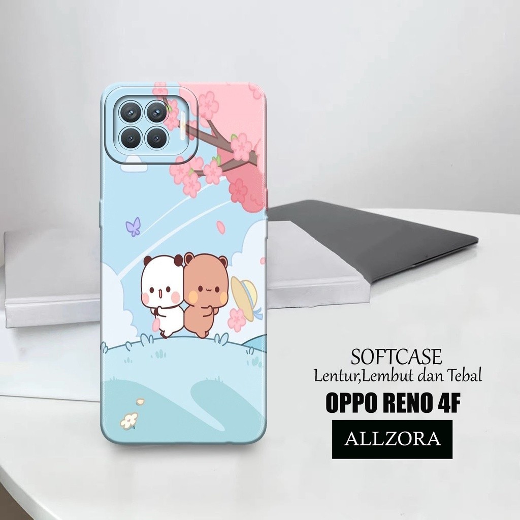 Case Hp Oppo Reno 4F - [ KARTUN ] Casing Oppo Reno 4F Terbaru - Kesing Hp Oppo Reno 4F - Silikon Opp