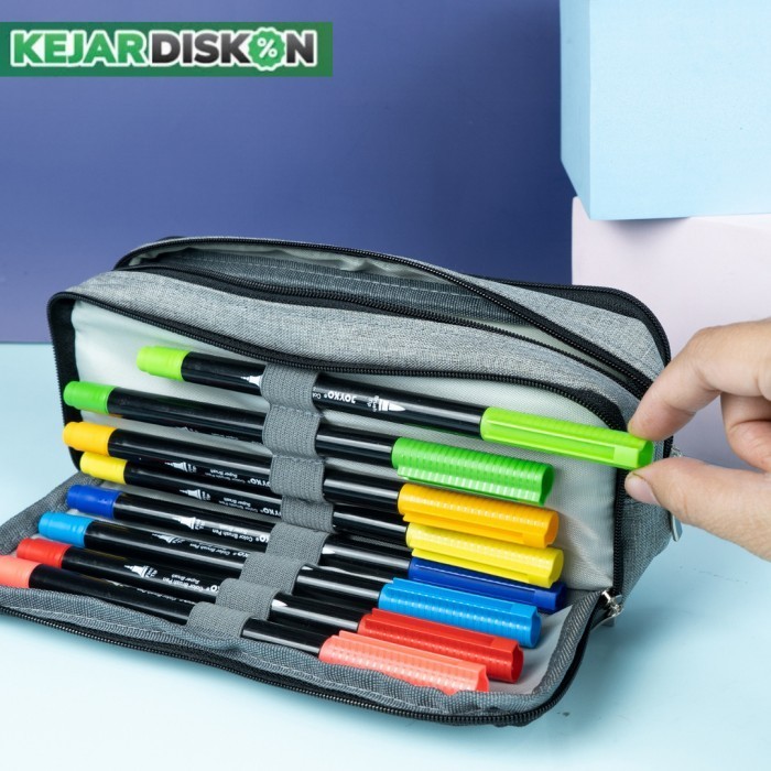 

Best- Joyko Pencil Case / Kotak Tempat Pensil Alat Tulis Rapi Kain PC-5006