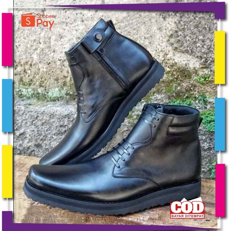 UKURAN SIZE 37 38 39 40 41 42 43 44 45 / sepatu pdh pdu pria bahan kulit sapi asli berkulitas grosir