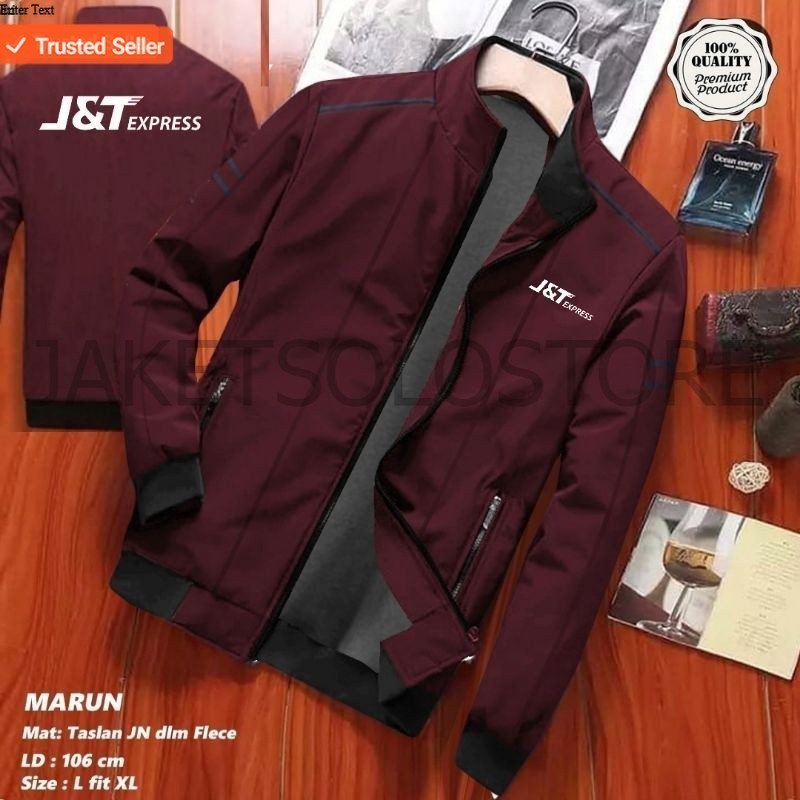 JAKET JNT EXPRESS SABLON J&T WATERPROOF TERBARU
