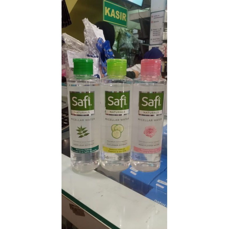Safi naturals micellar water | pembersih makeup Safi
