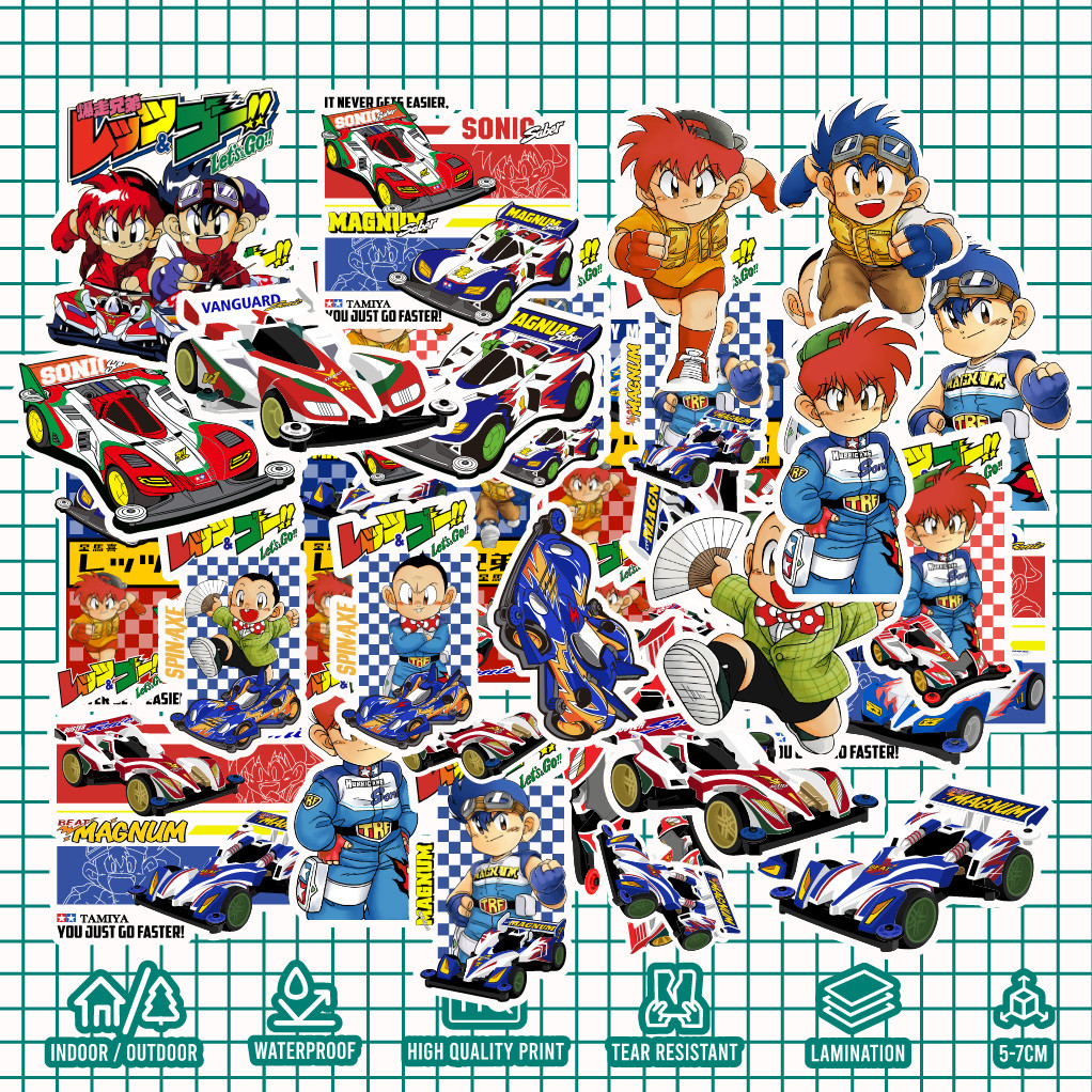 

SKZK Sticker Pack BAKUSOU KYOUDAI LETS AND GO SONIC MAGNUM SABER