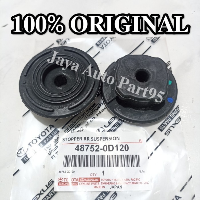 karet support shock belakang bawah toyota yaris vios gen 2 original