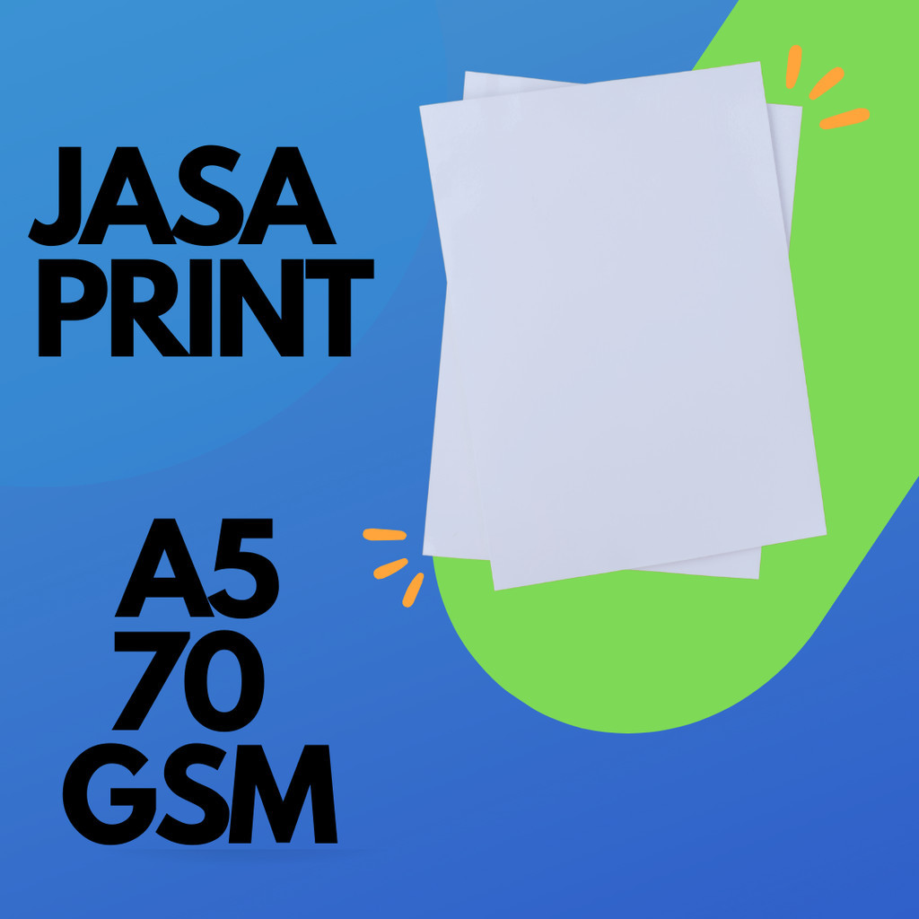 

jasa print A5 70 gsm