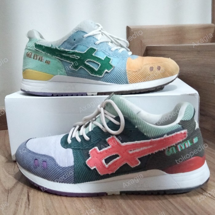 Asics GEL LYTE III OG Atmos Sean Wotherspoon Sneakers Sepatu Shoes