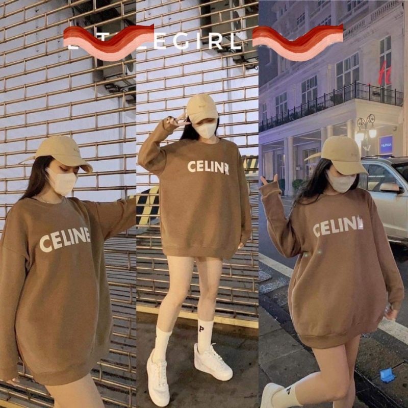 Sweater Crewneck BIGSIZE ( S - 6XL ) Mocca Black Korean Style Sweatshirt Oversize Street Wear S M L 