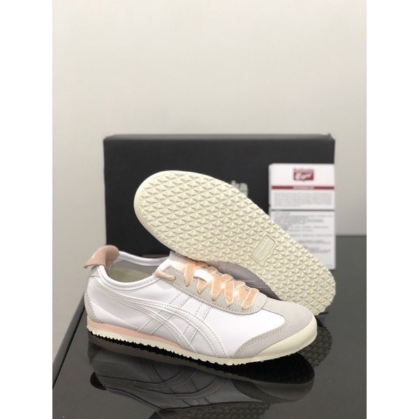 Sepatu Onitsuka Mexico 66 White Breeze Pink / Pita Pink Free Paperbag