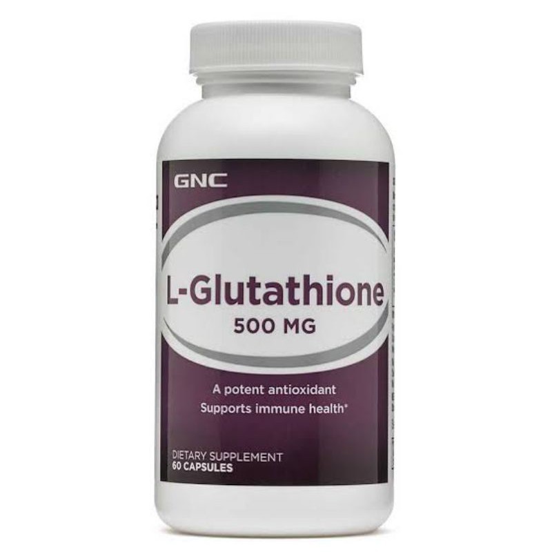 GNC L-GLUTATHIONE 500 MG Obat Pemutih Herbal Original( Gratis Ongkir & COD )