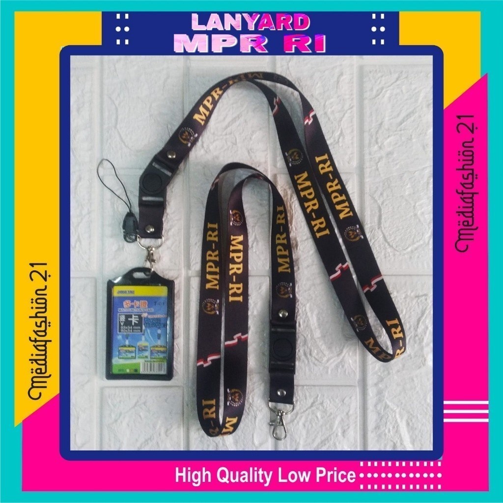 

Lanyard Tali Gantungan ID Card MPR RI Free Strap Gantungan HP/Flashdisk