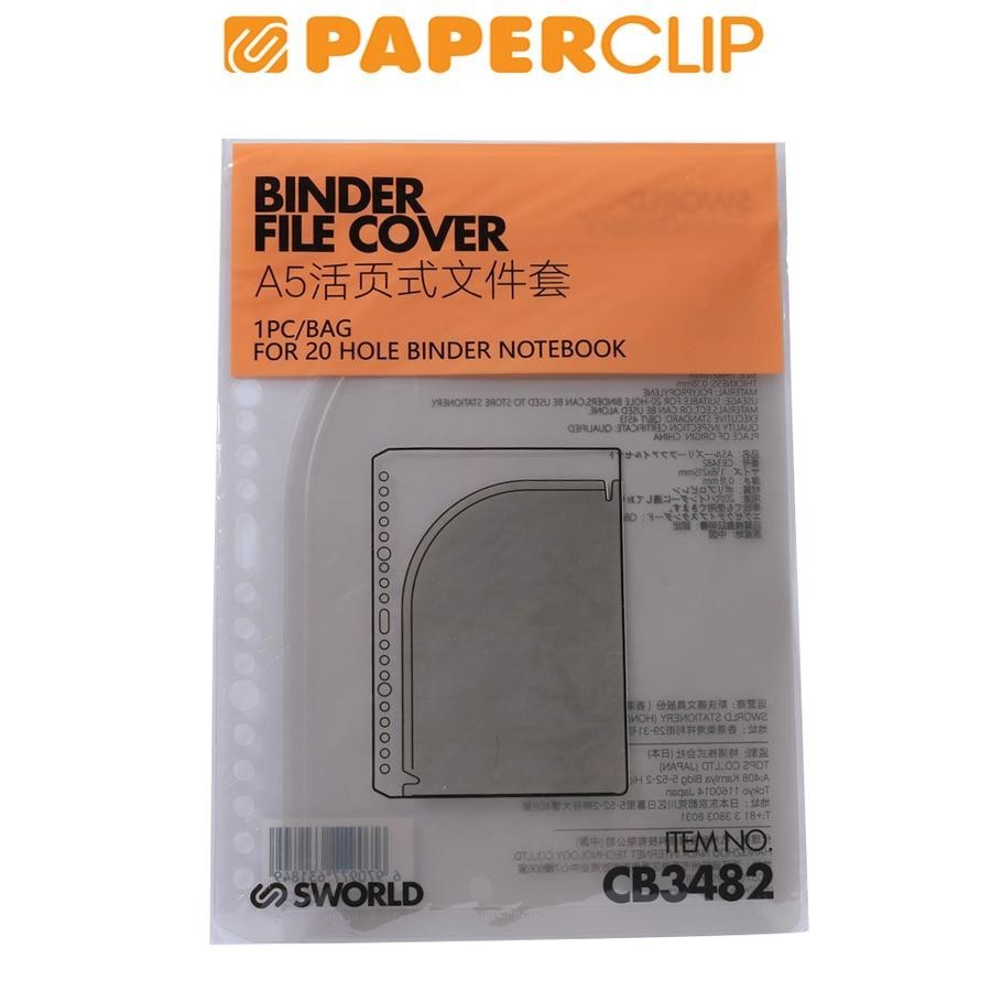 

CLEAR POCKET FILE NOTE A5 SWORLD CB3482