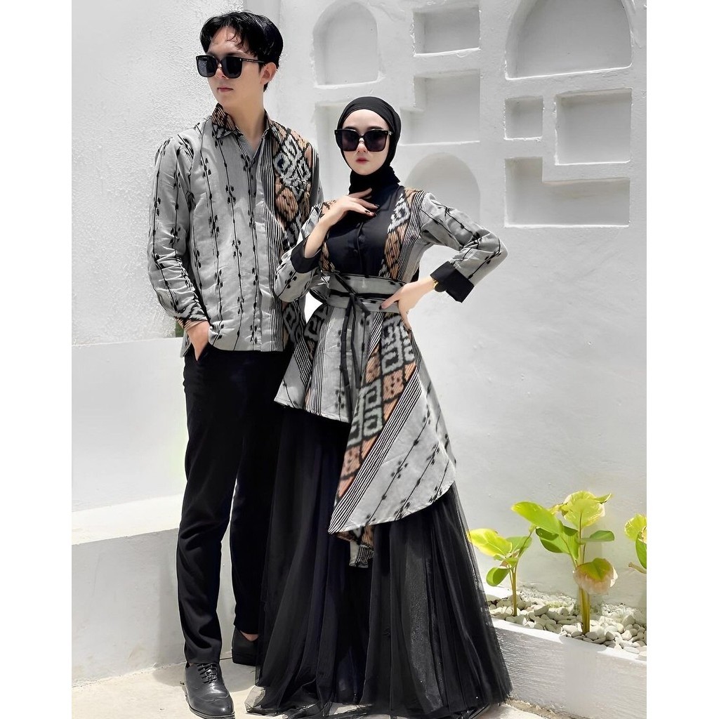 GAMIS RAYA DRESS TENUN - KEMEJA TENUN NTT COD