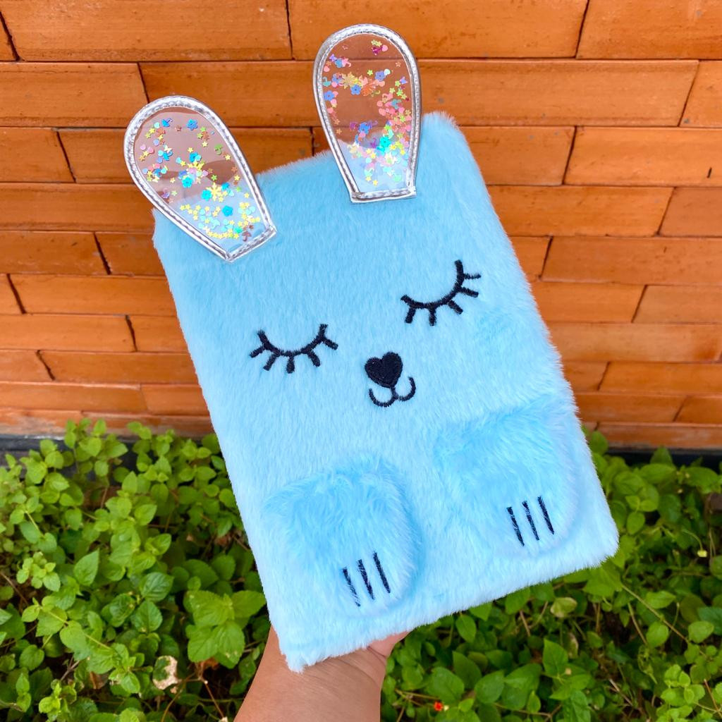 

MilL Notebook Bulu Diary Unicorn Bulu Fur Squishy Buku Tulis Anak Kuda Pony