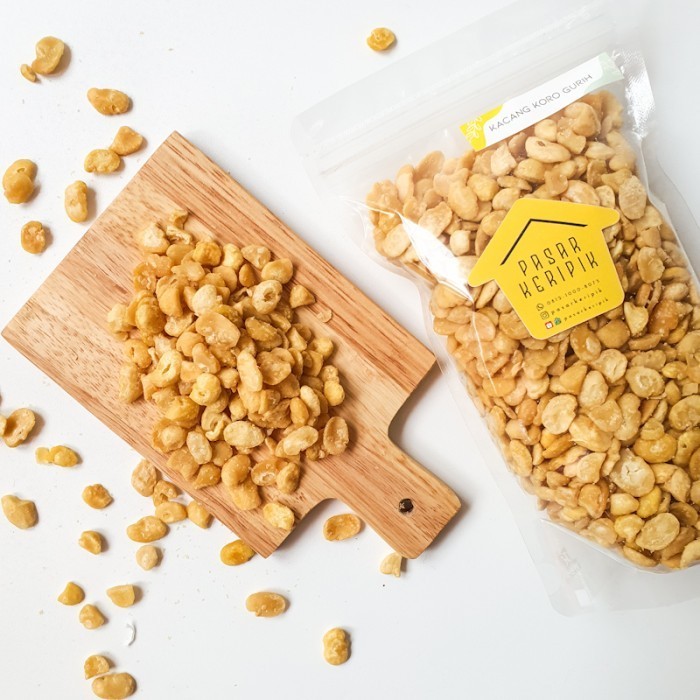 

PROMO/JAJAN PASAR/ Pasar Keripik Kacang Koro Kupas Gurih Enak Premium Size Kecil 300g
