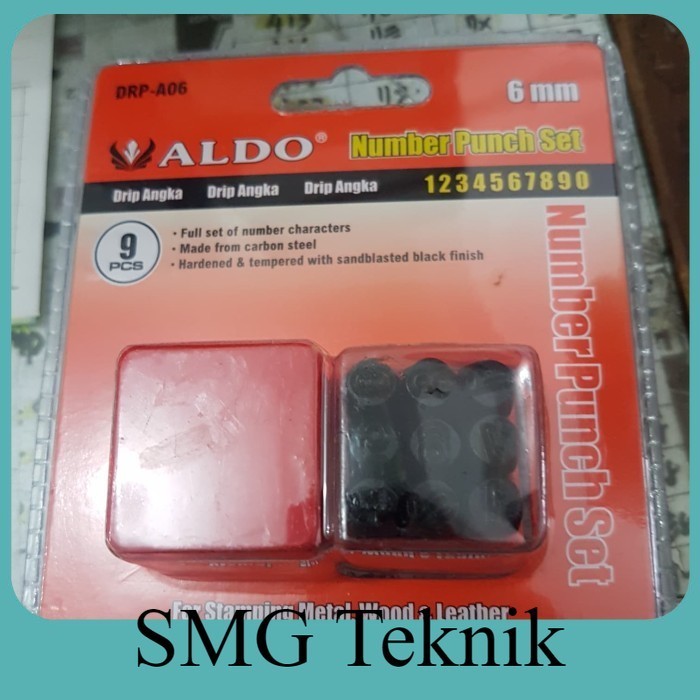 

Berkualitas ALDO NUMBER PUNCH SET 6MM 9PCS STR653