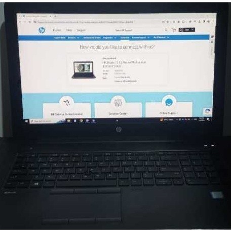 Laptop Gaming HP ZBook 15 G3 Intel Core i7 32GB RAM second bergaransi
