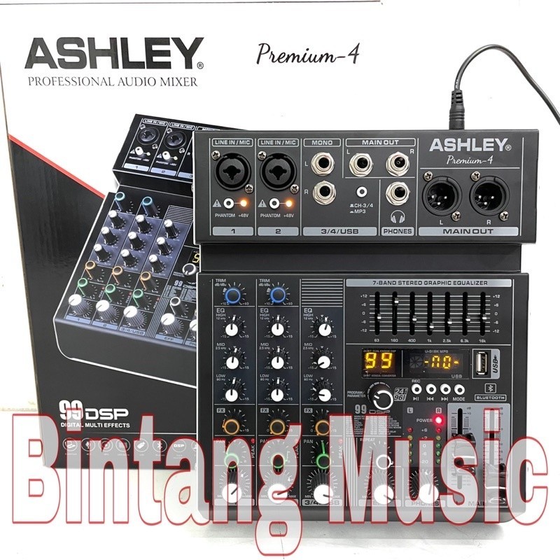 Mixer Ashley Premium4 Original ashley premium 4 channel