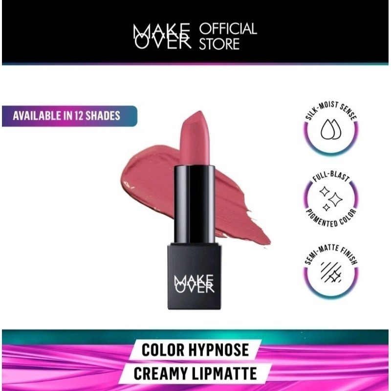 MAKE OVER COLOR HYPENOSE CREAMY LIPSTICK | LIPSTICK MAKE OVER 