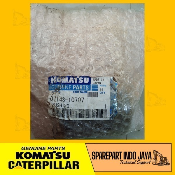 BUSHING 07143-10707 GENUINE PART KOMATSU BUSHING 0714310707